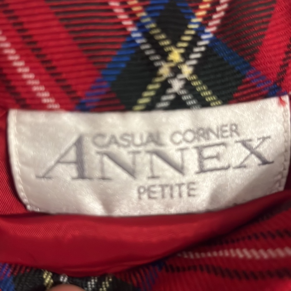 Vintage casual corner woman’s size 6 petite plaid tartan skirt - Picture 2 of 4